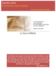 7 - Seconda domenica dopo Natale - 5 gennaio 2014