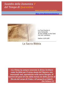 20 - IV Quaresima - 30 marzo 2014