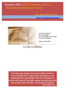 51- XXVIII domenica T.O. - 12 ottobre 2014