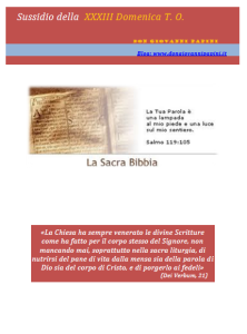 57 - XXXIII Domenica T.O. - 16 novembre 2014