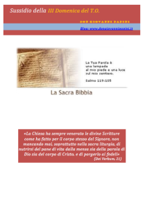 11 -  III Domenica T.O.- 25 Gennaio 2015