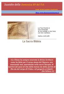 32 -  XV Domenica T.O. - 11 luglio 2015