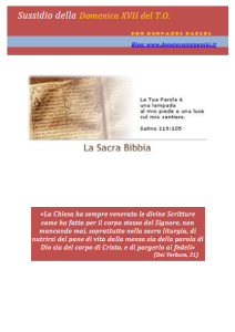 34 -  XVII Domenica T.O. - 26 luglio 2015
