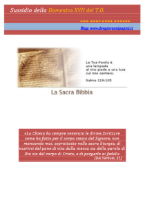 38 -  XXI Domenica T.O. - 23 agosto 2015
