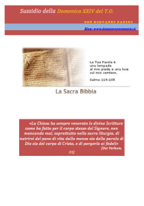 41 -  XXIV Domenica T.O. - 13 settembre 2015