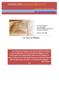 42 -  XXV Domenica T.O. - 20 settembre 2015