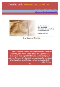 49 -  XXXIII Domenica T.O. - 15 novembre 2015