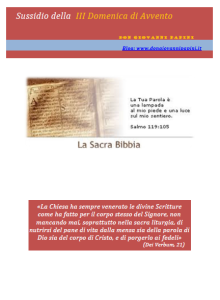 3 - III Avvento - 14 Dicembre 2014